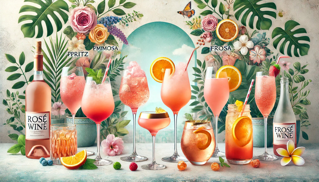 5 Drinks Refrescantes para Fazer com Vinho Rosé