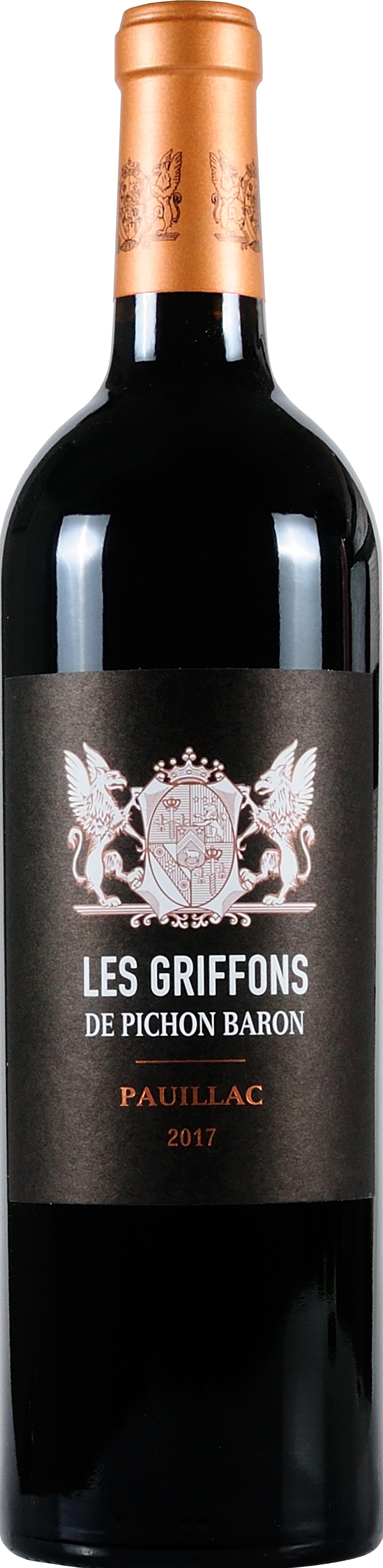 V. AOC LES GRIFFONS DE PICHON BARON TINTO 2017 750ML - vinovinooficial